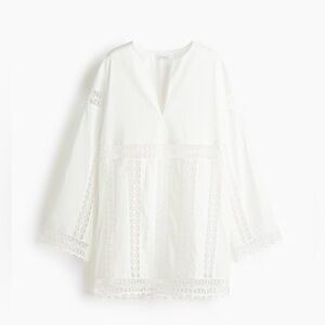 H&M Lace inset cotton dress